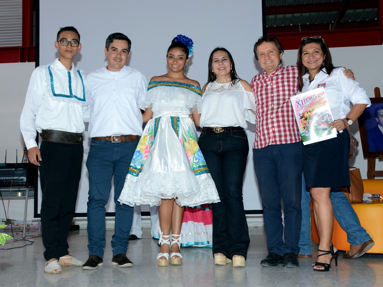 Hernán Darío Ibáñez, Diego Tovar, Laura Yulieth Padilla, Olga Bermeo, Aldemar Macías y Luz Marina Aldana.